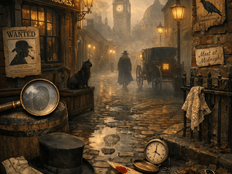 Sherlock Holmes Wimmelbild